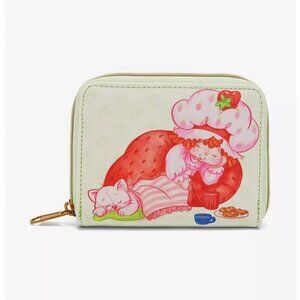 Loungefly Strawberry Shortcake Slumber Party Mini Zipper Wallet NWT​